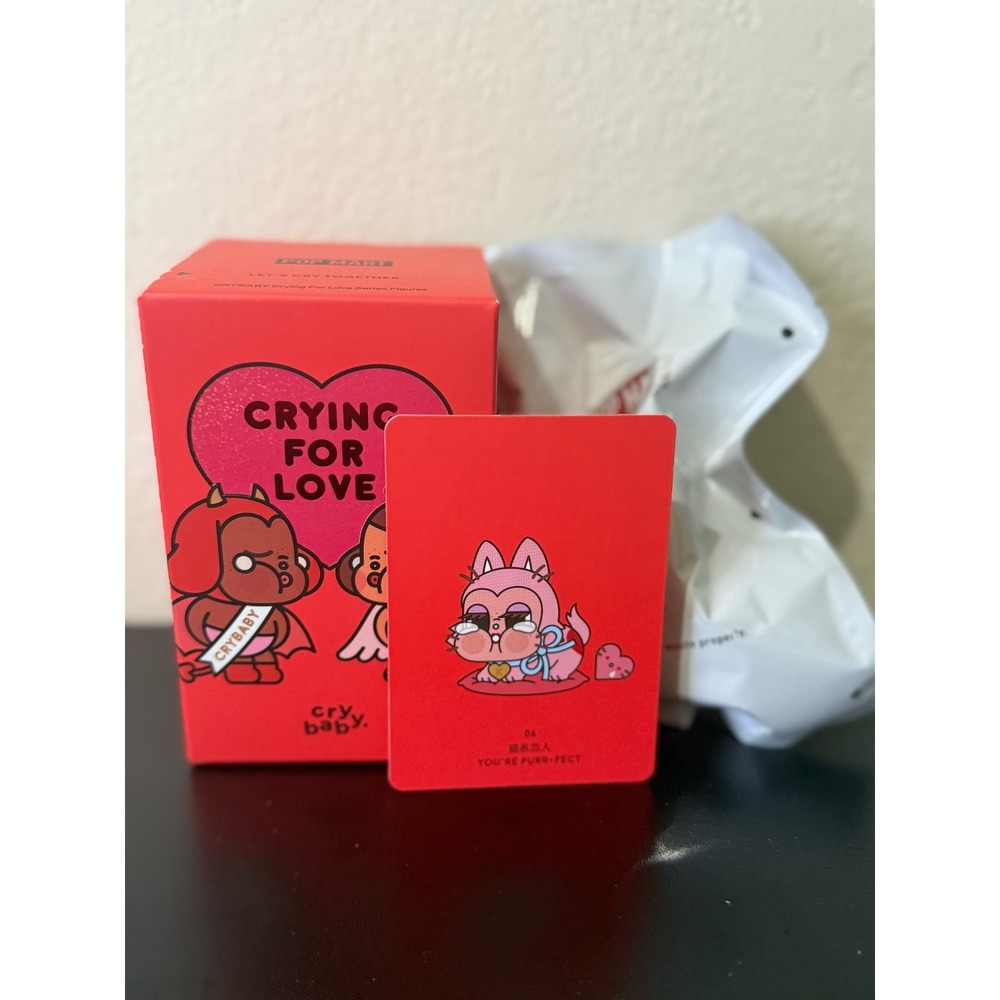 Pop Mart Crybaby Crying For Love Series Figure - YOU'RE PURR-FECT